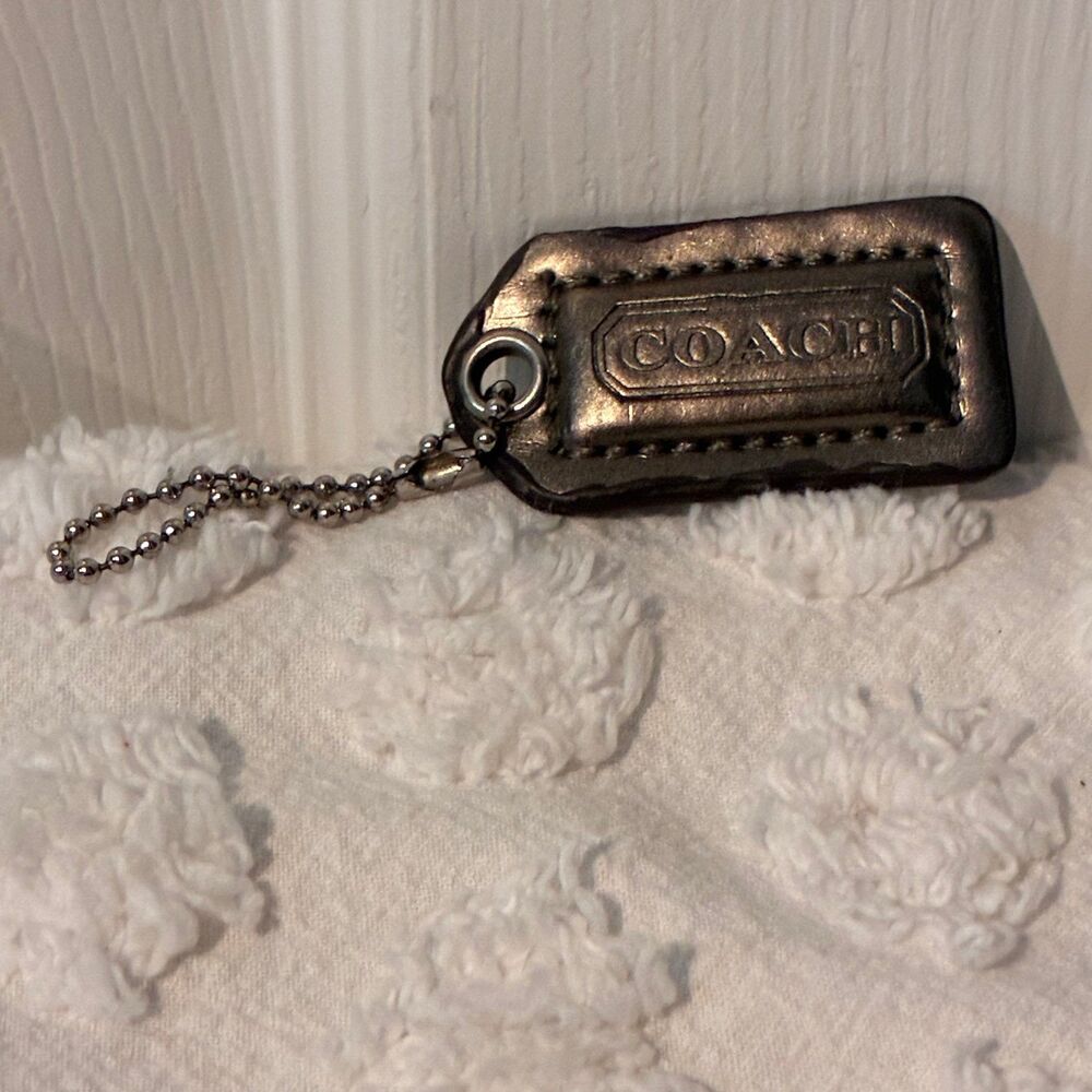 Coach Pewter Bag Charm